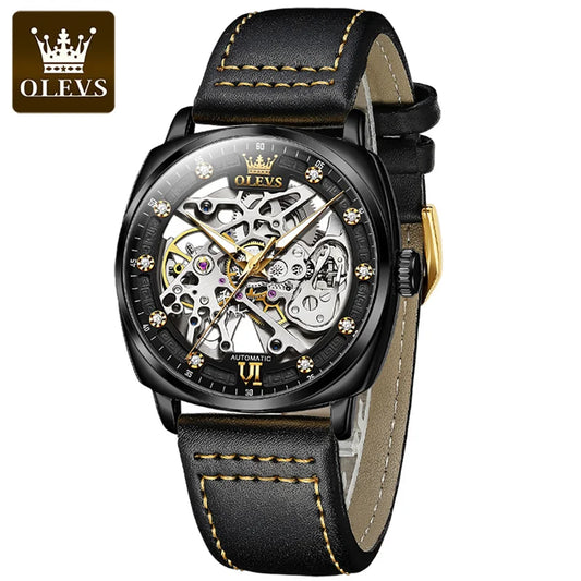 Olevs Luxe Lumière: Automatic Skeleton Edition